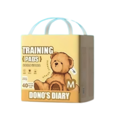 Dono's Diary Pee Pad Bear M (40pcs)